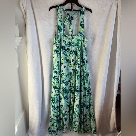 Torrid Maxi Gauze Halter Tiered Dress - Picture 5 of 8